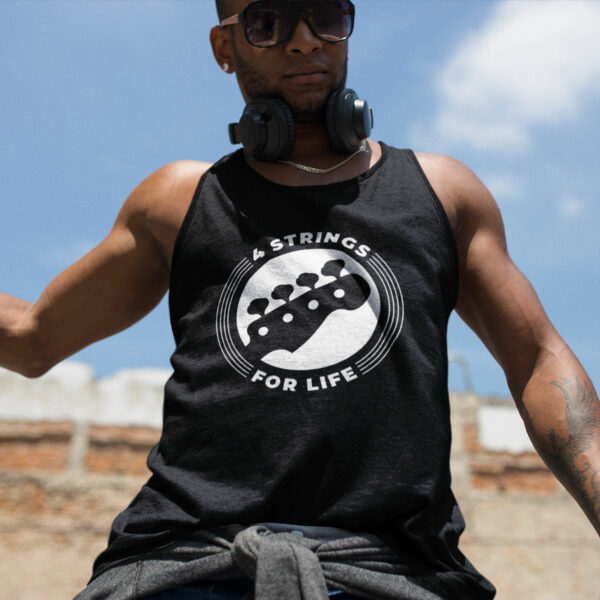 4 Strings for Life (Men's Softstyle Tank Top)