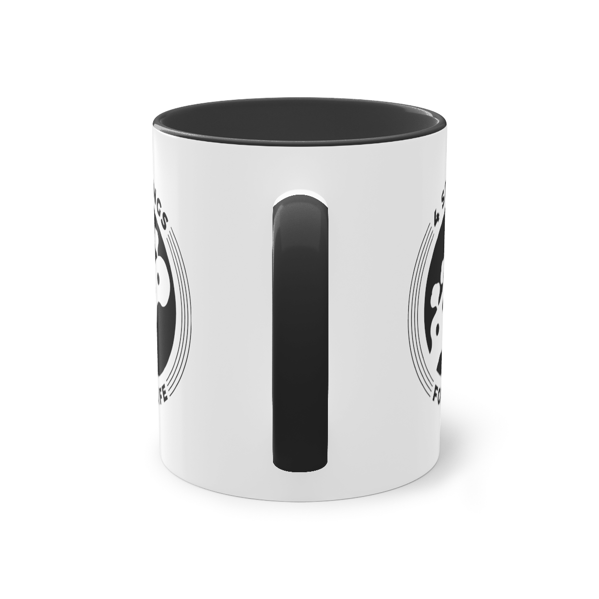 4 Strings for Life (Two-Tone Coffee Mug, 11oz)