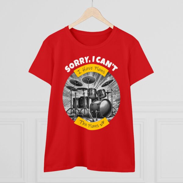 Sorry, I Can't.. I Have Plans (Women's Cotton Tee)