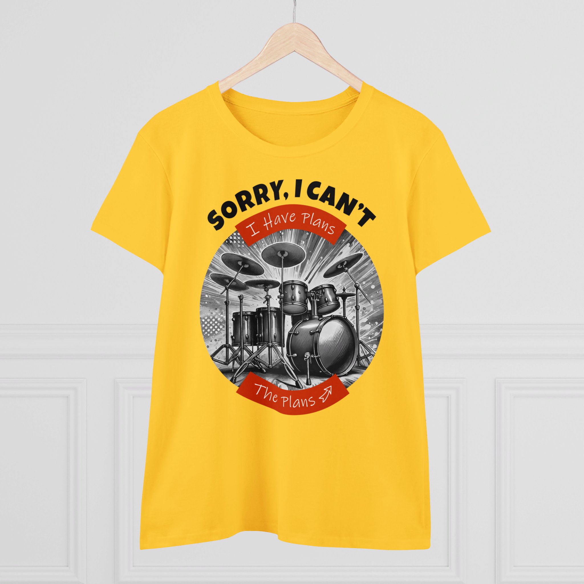 Sorry, I Can't.. I Have Plans (Women's Cotton Tee)