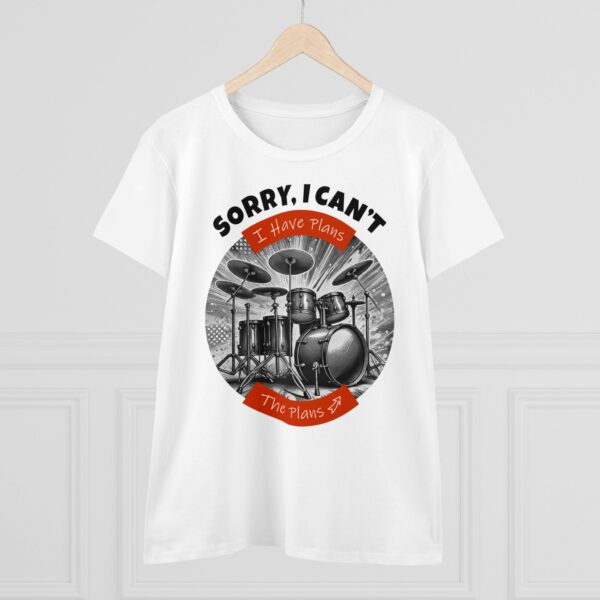 Sorry, I Can't.. I Have Plans (Women's Cotton Tee)