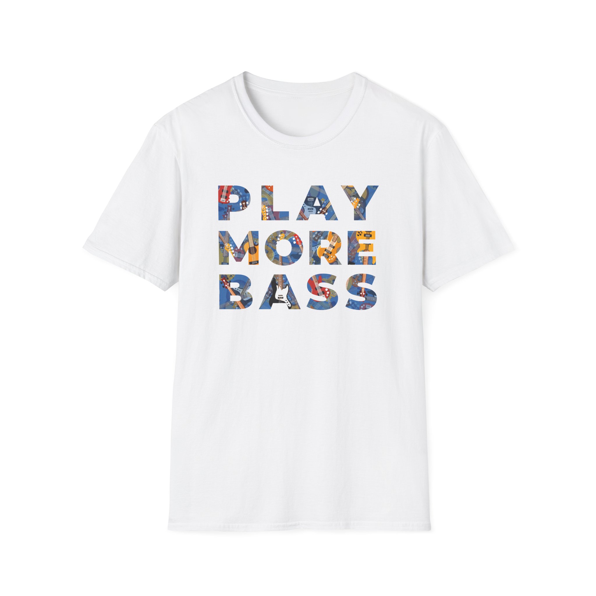 Play More Bass (Unisex Softstyle T-Shirt)