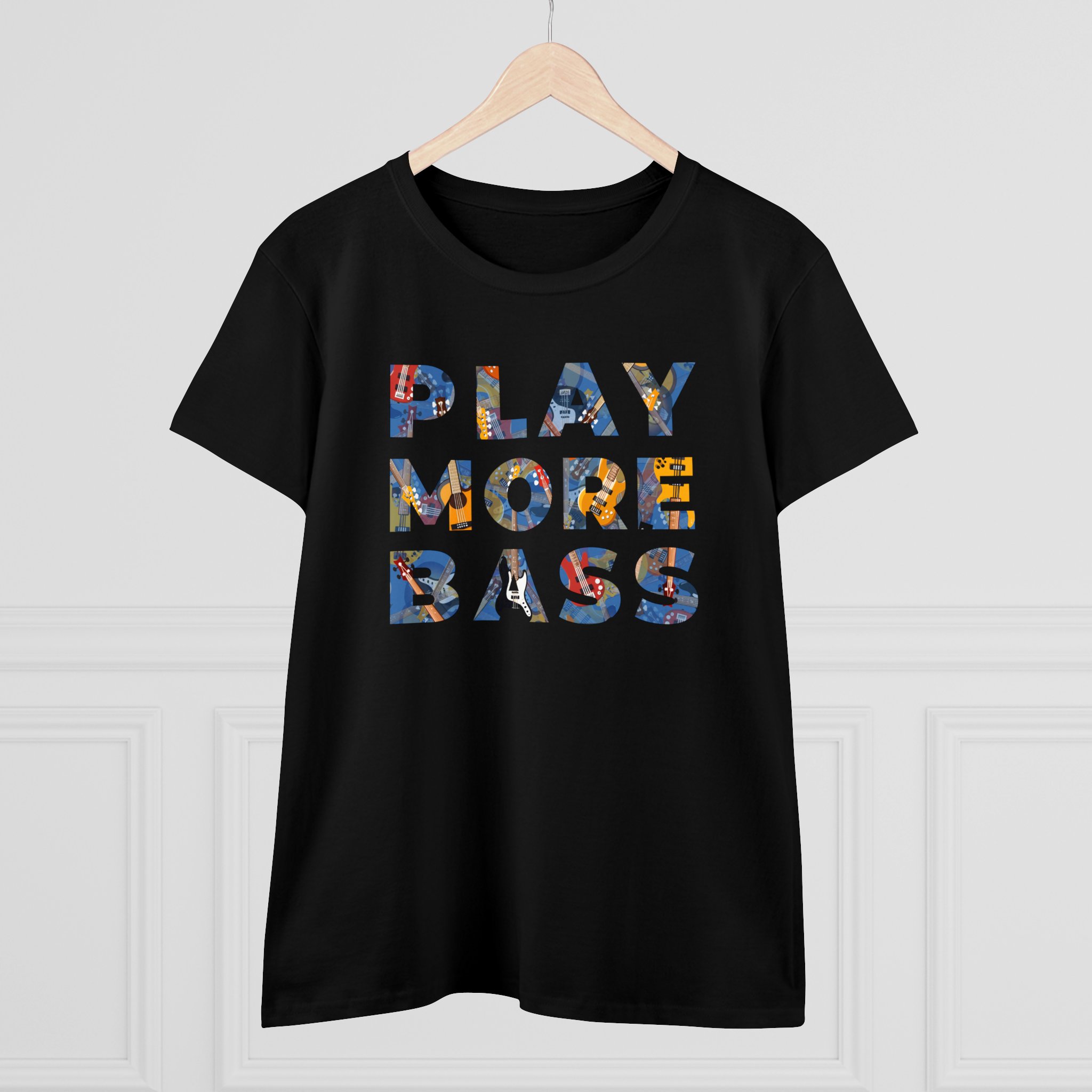 Play More Bass (Women's Cotton Tee)