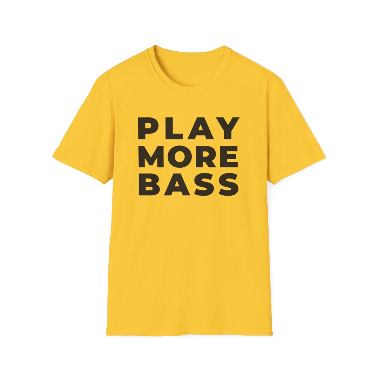 Play More Bass (Unisex Softstyle T-Shirt)